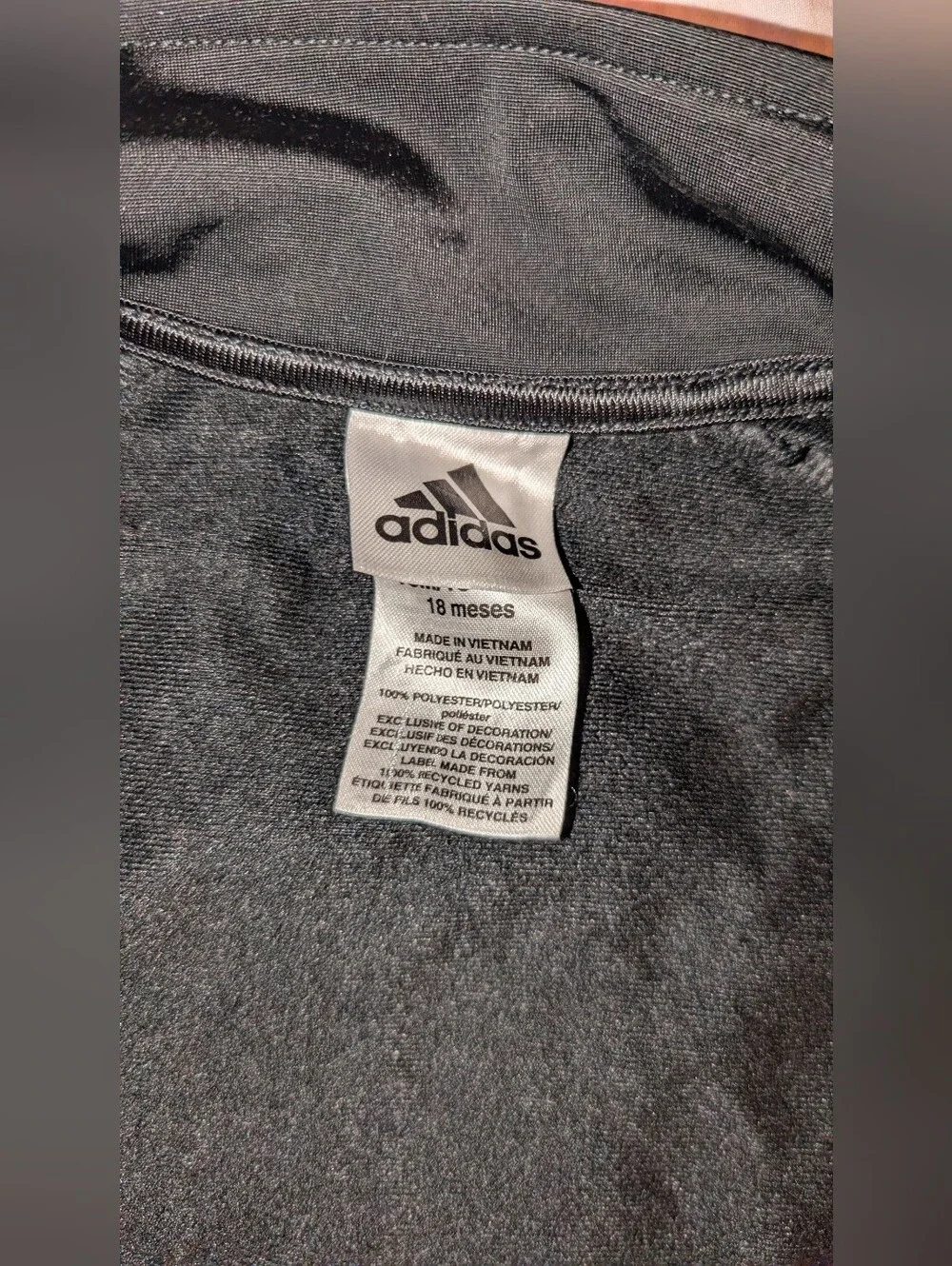 Adidas zip jacket and pants track set 18 months